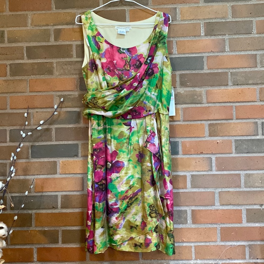 Maggie London NWT designer floral dress size 10